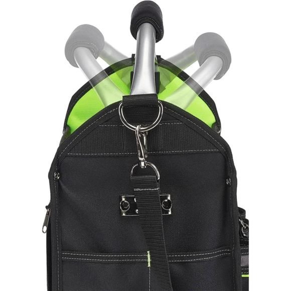 12 Inch Pro Tool Tote with Rotating Handle for Easy Tool Access, Water-Resistant - Picture 4 of 6